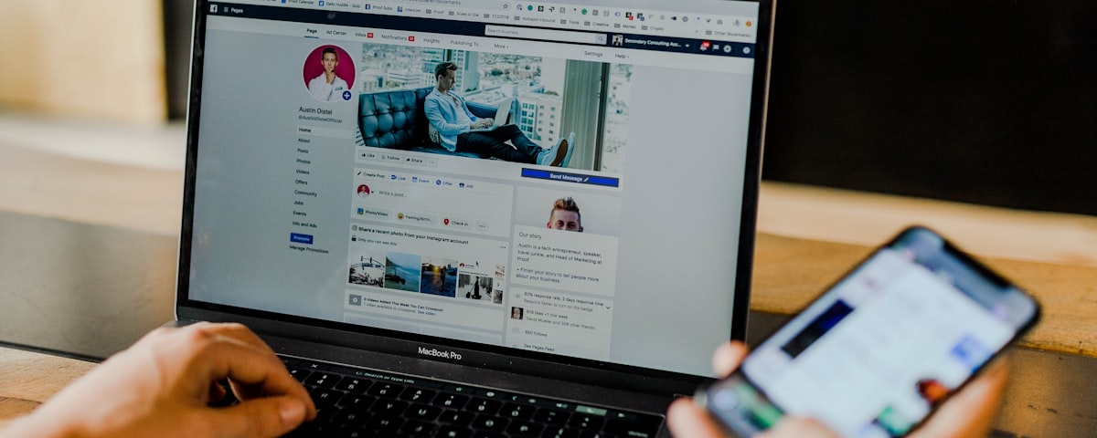 Person concerned about online security